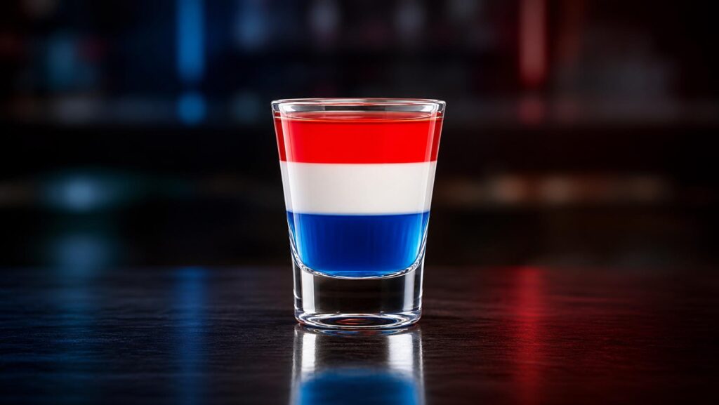 Red, White & Blue Shot recipe